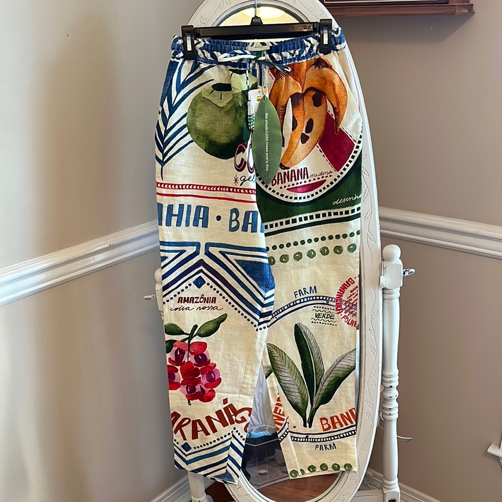 Farm Rio linen pants